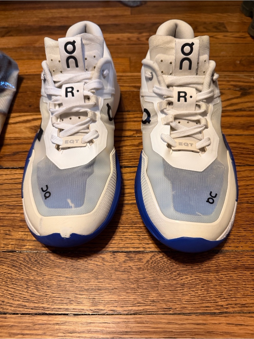 On The Roger Advantage White Blue running Shoes Men’s Size12 EU47 #Rodgerfederer